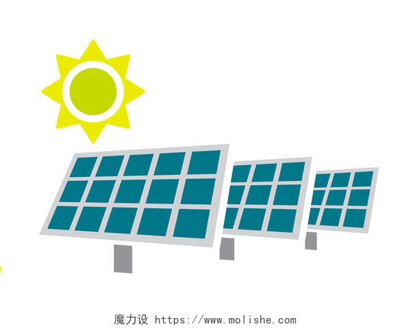 清新太阳能环境保护素材